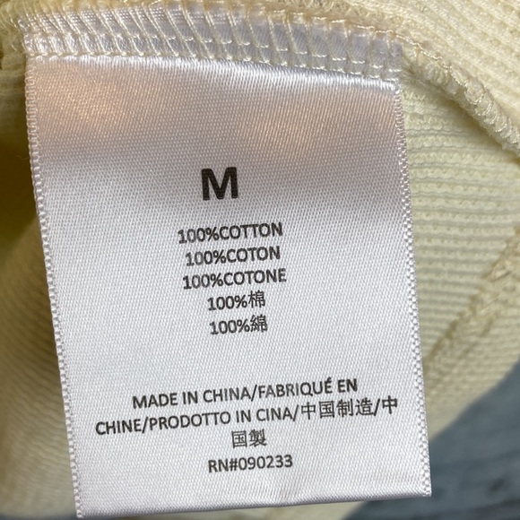 FEAR OF GOD ESSENTIALS Thermal Waffle-Knit Cotton Henley T-Shirt M Winter Cozy - Picture 6 of 15